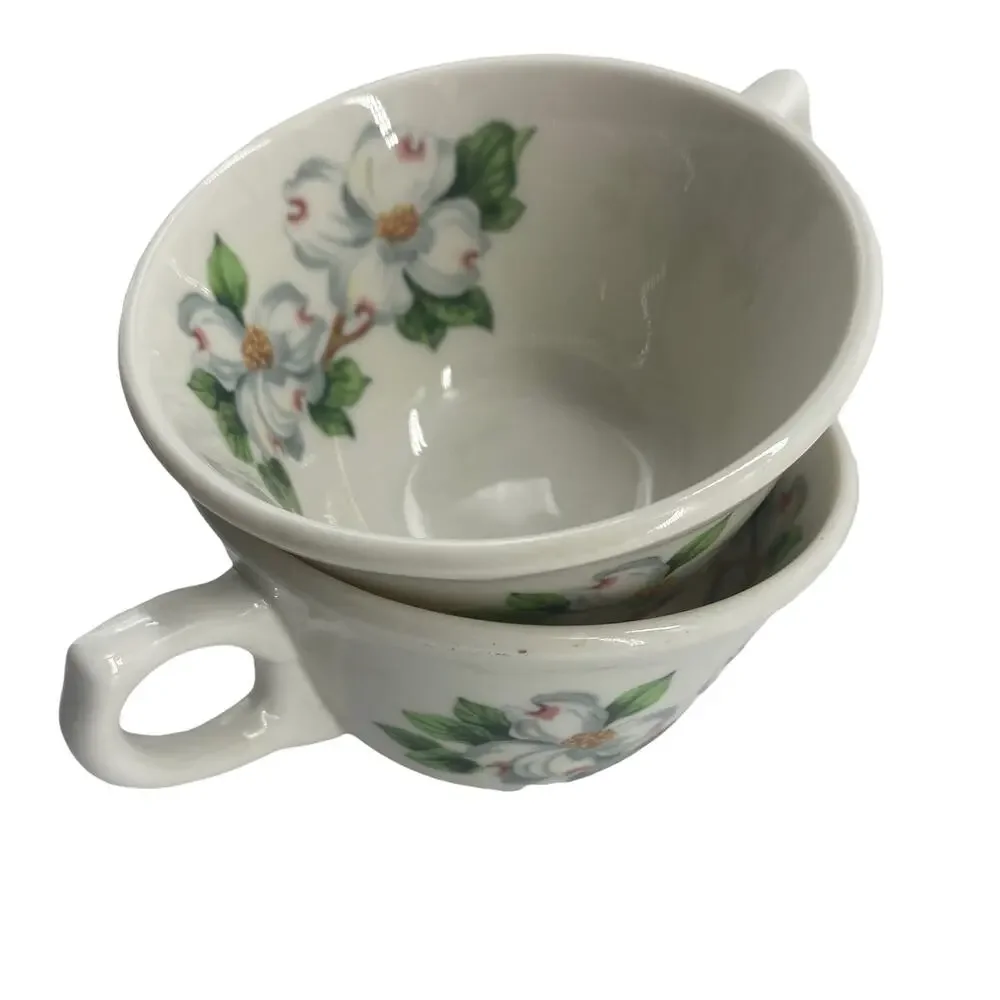Vintage SYRACUSE China Dogwood Pattern Coffee Cup